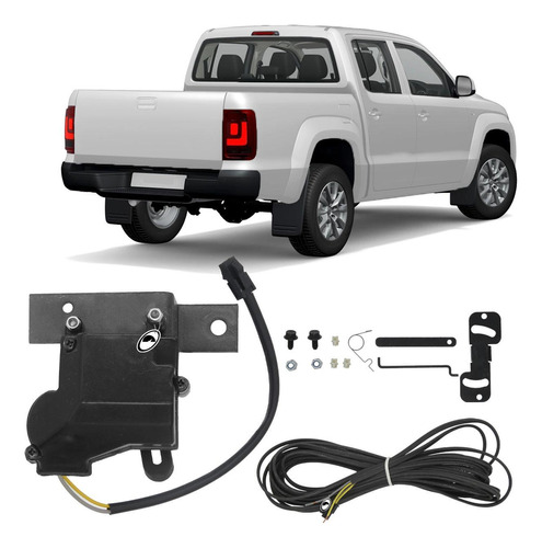 Kit Trava Caçamba Tragial Vw Amarok Caçamba Sem Chave 2010