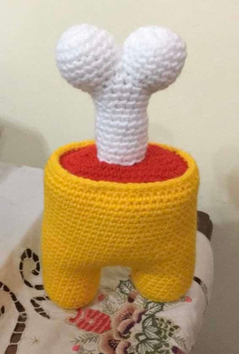 Among Us Tejido En Crochet 20 Cm
