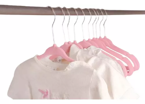  Ulimart Perchas de terciopelo para bebés (11.4 pulgadas - 50  unidades), perchas para ropa de bebé, ideales para uso diario estándar,  perchas para armario, perchas duraderas para bebés y niños 