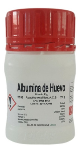 Albumina De Huevo R. A. De 25 G Fagalab