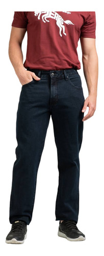 Pantalon Jean Hombre Wrangler Montana Blue Black Premium