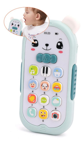 4pcs Teléfono Electrónico De Dibujos Animados Juguete Para