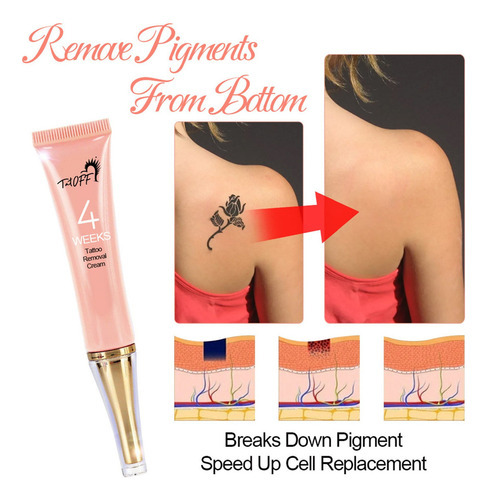 Crema Para Eliminar Tatuajes, Permanente Y Útil, Para Elimin Color 4pc
