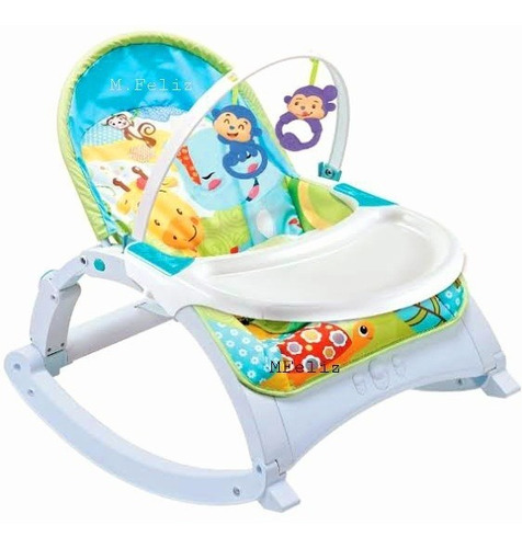 Silla Mecedora De Bebe Y Vibradora Con Mesa De Comer