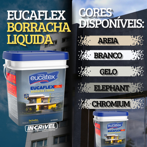 Tinta Emborrachada Hidrorrepelente Eucatex Cores