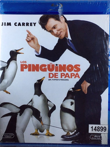 Los Pingüinos De Papa / Blu Ray / Jim Carrey / 2011