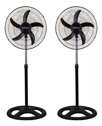 Set X2 Ventilador De Pie 45cm Diámetro Berlina  En Caja 