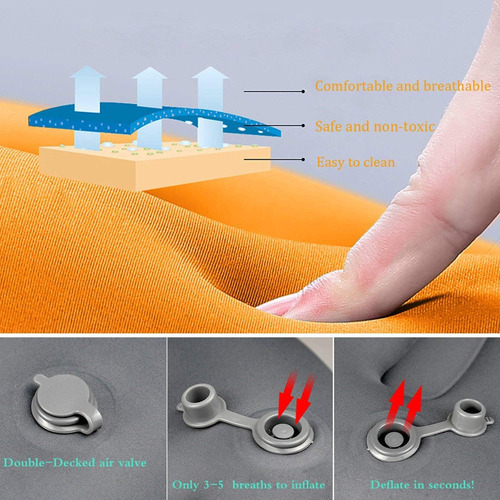 Almohadas Inflables Ultraligeras Sunyao Para Acampar, Compre