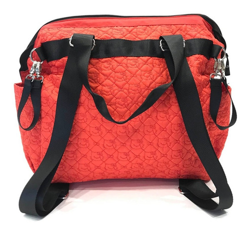 Bolsa Mochila Multifunção Maternidade C Trocador Hello Kitty