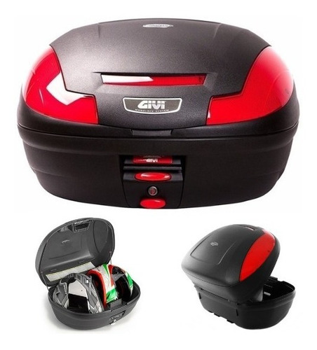 Baú Bauleto Givi 47 Litros Para 2 Capacetes  E470 E 470 N Nt