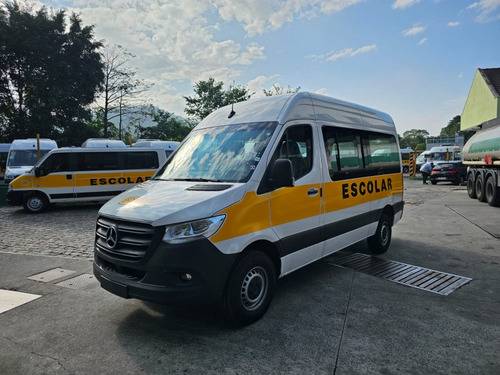 Sprinter Van 417 24 Lugares Doc Onibus Escolar Teto Alto