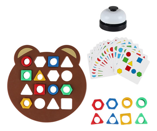 Juego De Mesa De Aprendizaje De Colores Juego De Con Campana