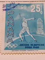 Comprar Estampilla  Panamá   Juegos Olímpicos Roma 1960    6666   A3