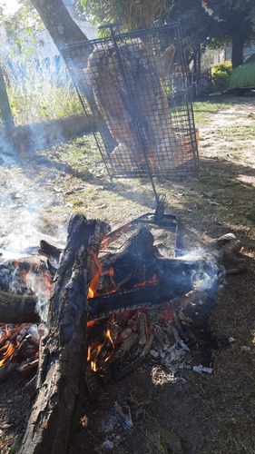 Imagen 6 de 10 de Asador Pinche V 70x50 12kg 95h Malla Prem Brasas®