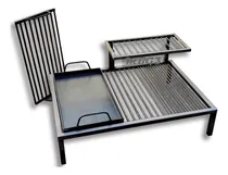 Comprar Parrilla 70x50 Doble Cheff  Bifera Incluida - Emparrillados