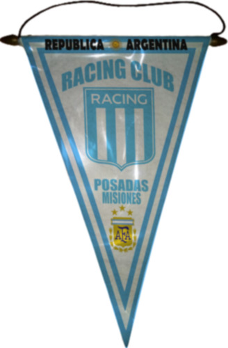 Banderin 37cm Misiones Arg Racing Club De Posadas Racing Club De Posadas Racing Club De Posadas