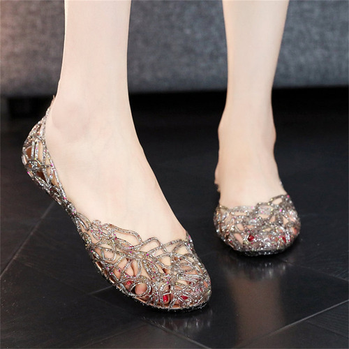 Sandalias Planas O Summer Hollow Out For Mujer, Zapatos Cas