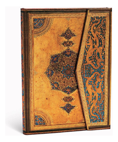 Caderno Paperblanks 18x13cm Pautado Safavid Binding Art Midi