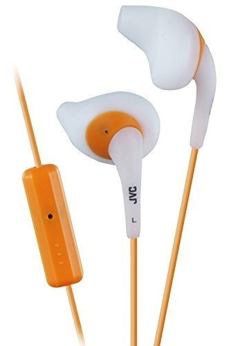 Jvc Haenr15 Auriculares Deportivos Gumy Con Control Remoto Y Color White