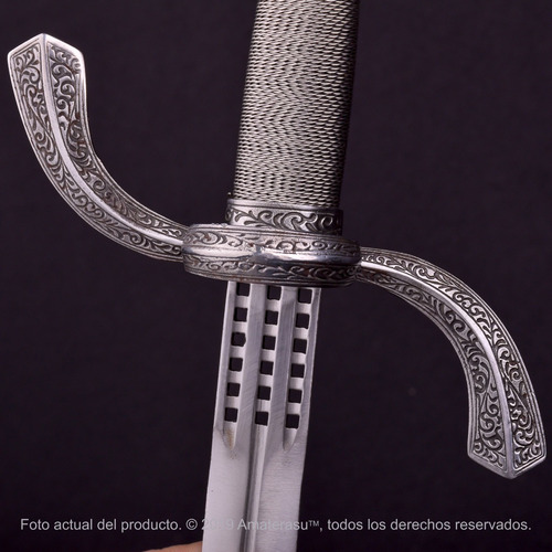 Imagen 6 de 10 de Espada Estoque Daga Ropera Mano Izquierda Florete Cuchillo