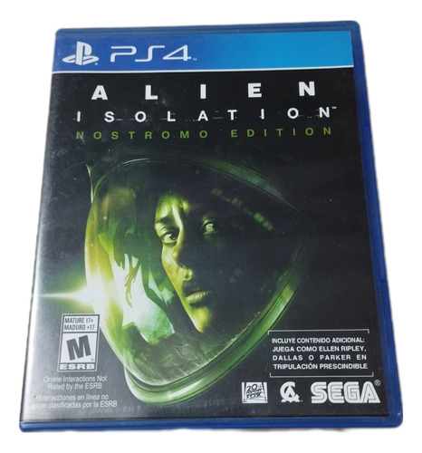 Alien Isolation Nostromo Edition Ps4 Físico 