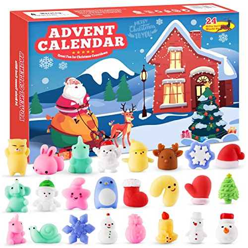 Calendario De Adviento De Squishies Navideños 2022, Ca...