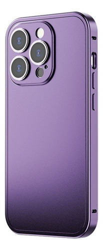 Funda De Teléfono Con Marco Metálico Para iPhone, Uso Rudo