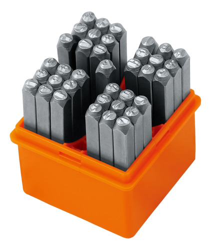Stamp Set Horusdy 37-piece Number And Letter 3mm Metal