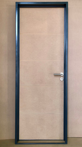 Puerta Placa Con Buñas Mdf 60/70 Tab 10 O Durlock Chapa 22