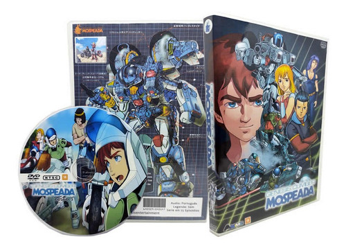Dvd Genesis Climber Mospeada Dublado + Samurai Warriors Dual