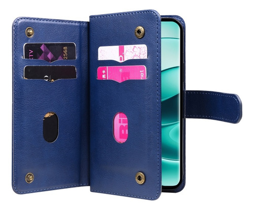 Funda Tipo Billetera Multifuncional Para Redmi Note 14 Pro+