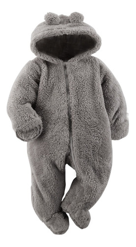 Enterito Teddy Oso Capucha Chocolette Bebes