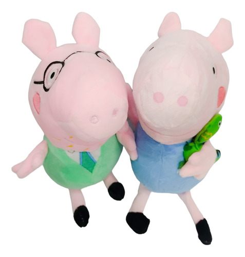 Hermosos Peluches Papá Cerdito Y George!!! 