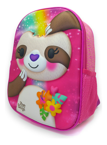 Mochila Zoo Animales 3d Para Niños / Niñas 