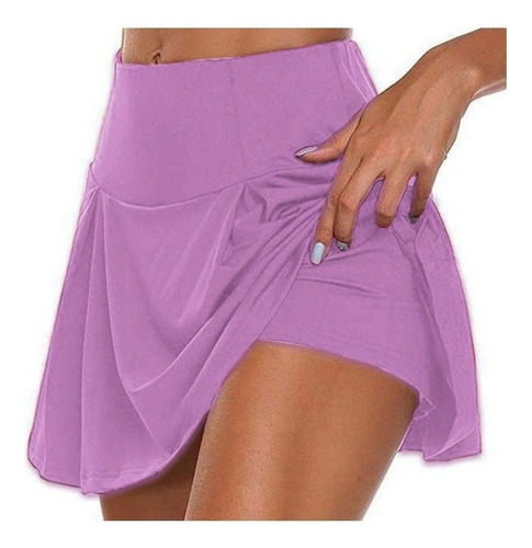 Falda Pantalón Deportiva De Fitness Corto Tenis Ropa Mujer1