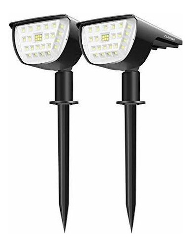 Claoner 32 Focos De Paisaje Solar Led, Ip67 Luces De Pared C