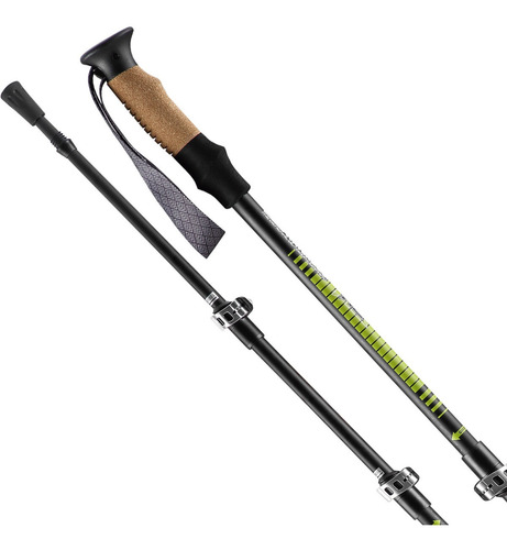 Imagen 1 de 8 de Baston Trekking Aluminio Waterdog K2 Telescopico Reforzado