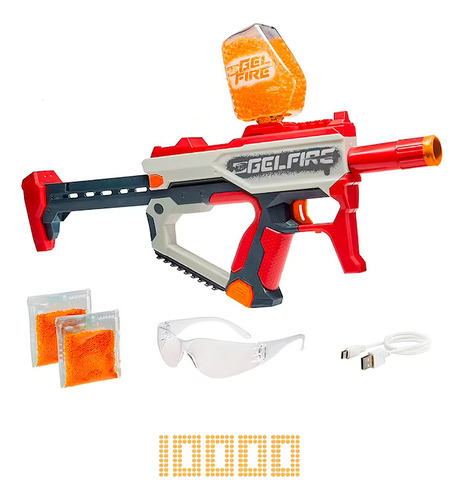 Nerf Pro Gelfire Mythic Semi Automatico 10000 Recarga Hasbro