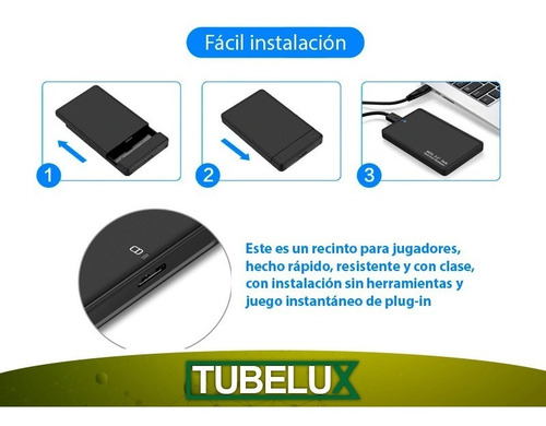 Gabinete Externo Usb 3.0 Para Discos 2.5 De Notebook O Ssd