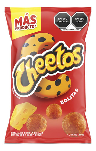 4 Pack Frituras Bolitas Cheetos Sabritas 110