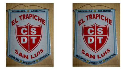 Banderin Chico 13cm Club El Trapiche San Luis