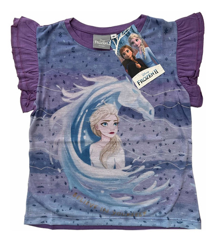 Remera Frozen Ana Elsa Olaf Original Con Licencia