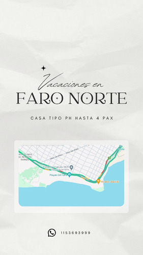 Alquiler Temporario Faro Norte 1 Cuadra Del Mar