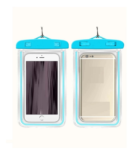 Funda Contra Agua Universal Celular 6.5  Sumergible Colores