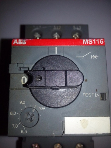 Guarda Motor Abb Ms116 De 6,3 A 10 Amp