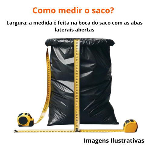 Saco De Lixo 100 Litros Reforçado Preto Com 50un Barato