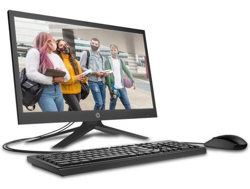 All in one HP 200 g8 21 464A7LT 21" procesador Intel Celeron J4025 8GB de Ram - 250GB SSD 1TB HDD - 220V