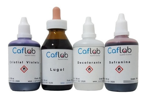 Cristal Violeta ( Para Tinción De Gram ) - 100 Ml - Caflab