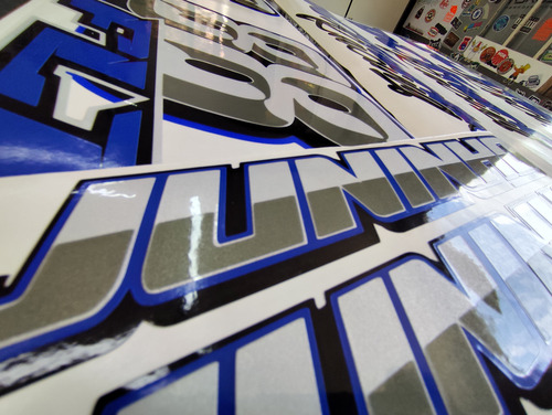 Kit Adesivo Numeral Para Carro De Arrancada Competição