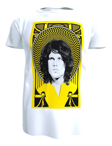 Polera Jim Morrison, The Doors, Poliester Tacto Algodon